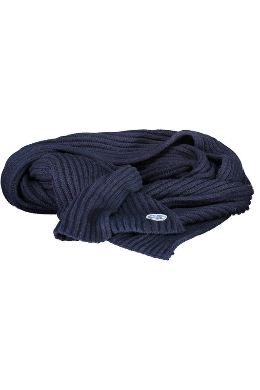 Blue Cotton Men Scarf - SEHABRANDS