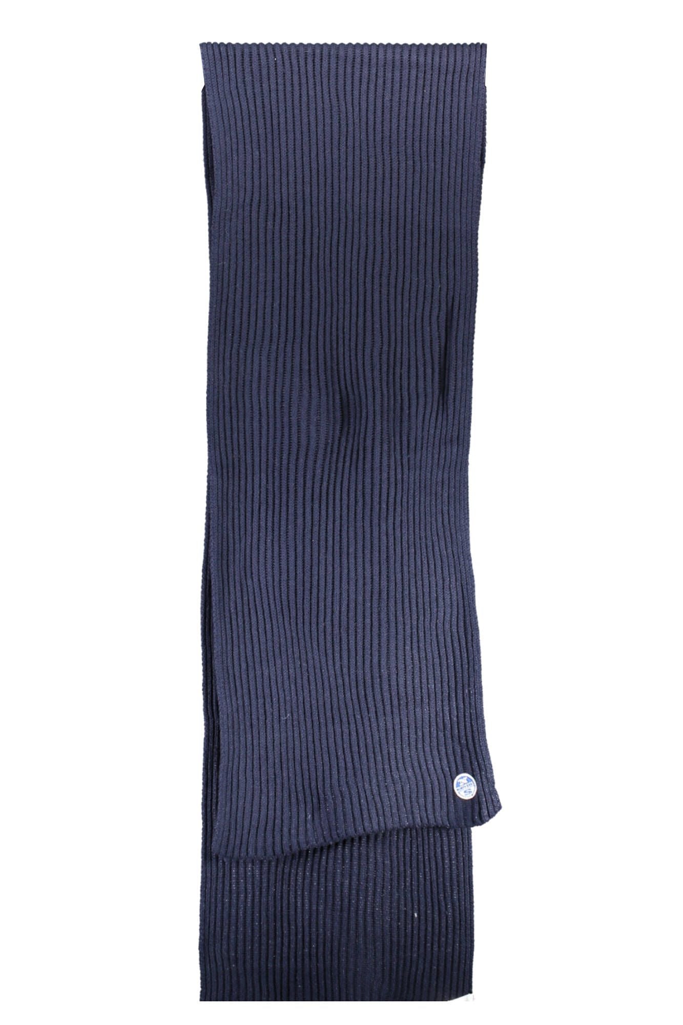 Blue Cotton Men Scarf - SEHABRANDS