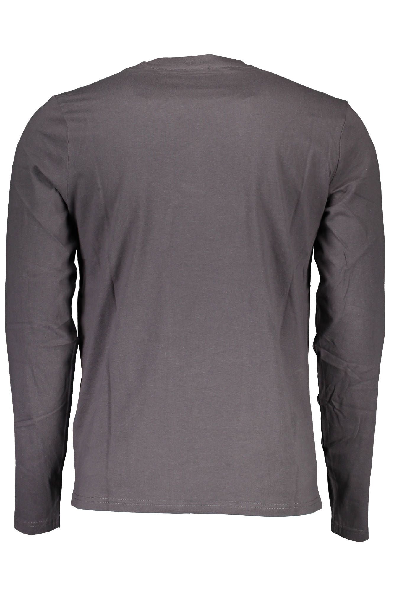 Gray Cotton Men T-Shirt - SEHABRANDS