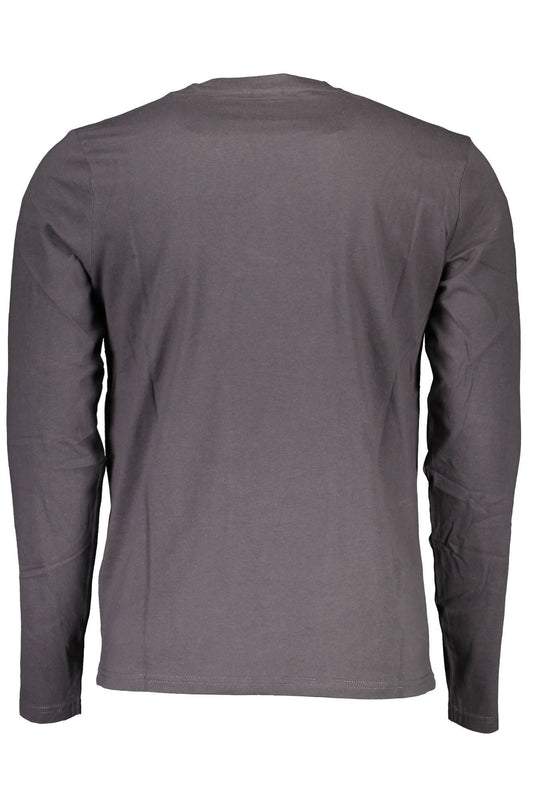 Gray Cotton Men T-Shirt - SEHABRANDS