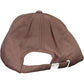 Brown Cotton Men Cap - SEHABRANDS