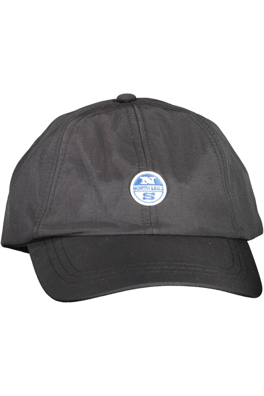 Black Polyamide Men Cap - SEHABRANDS