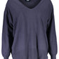 Blue Wool Women Sweater - SEHABRANDS