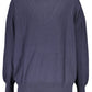 Blue Wool Women Sweater - SEHABRANDS