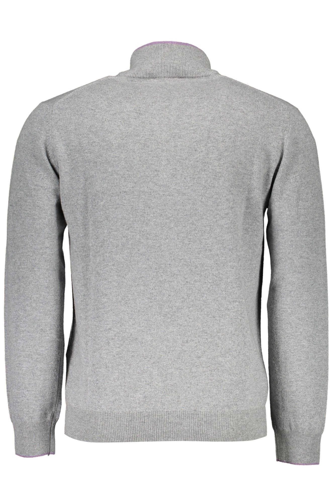 Gray Wool Men Sweater - SEHABRANDS