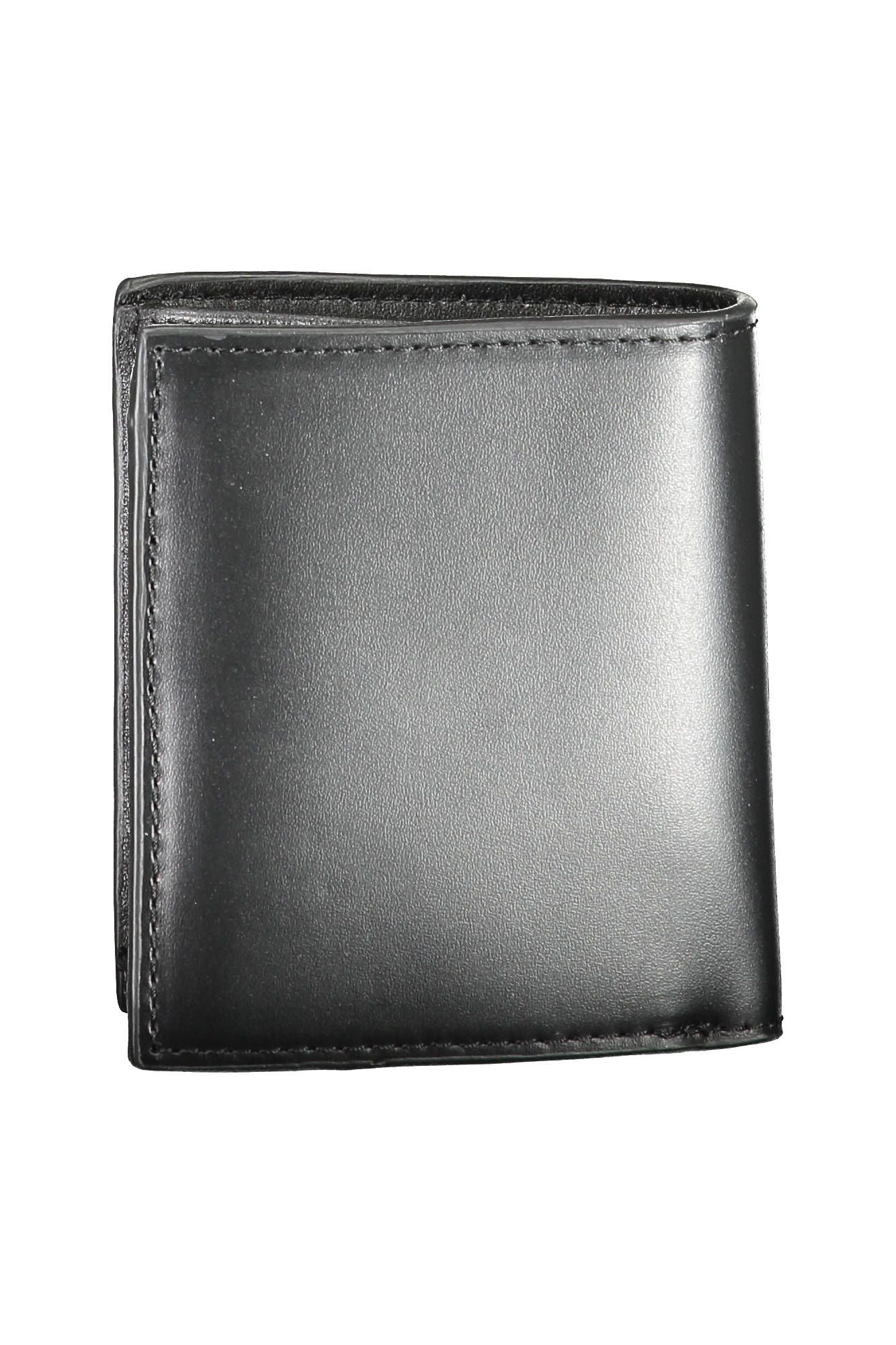 Black Leather Men Wallet - SEHABRANDS