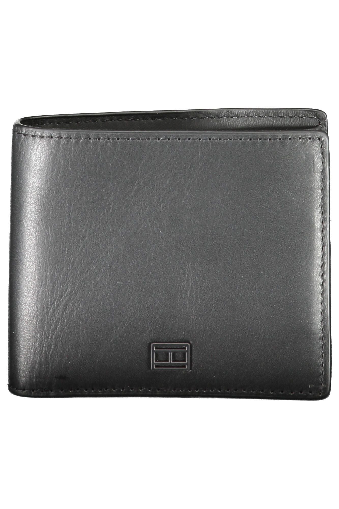 Black Leather Men Wallet - SEHABRANDS