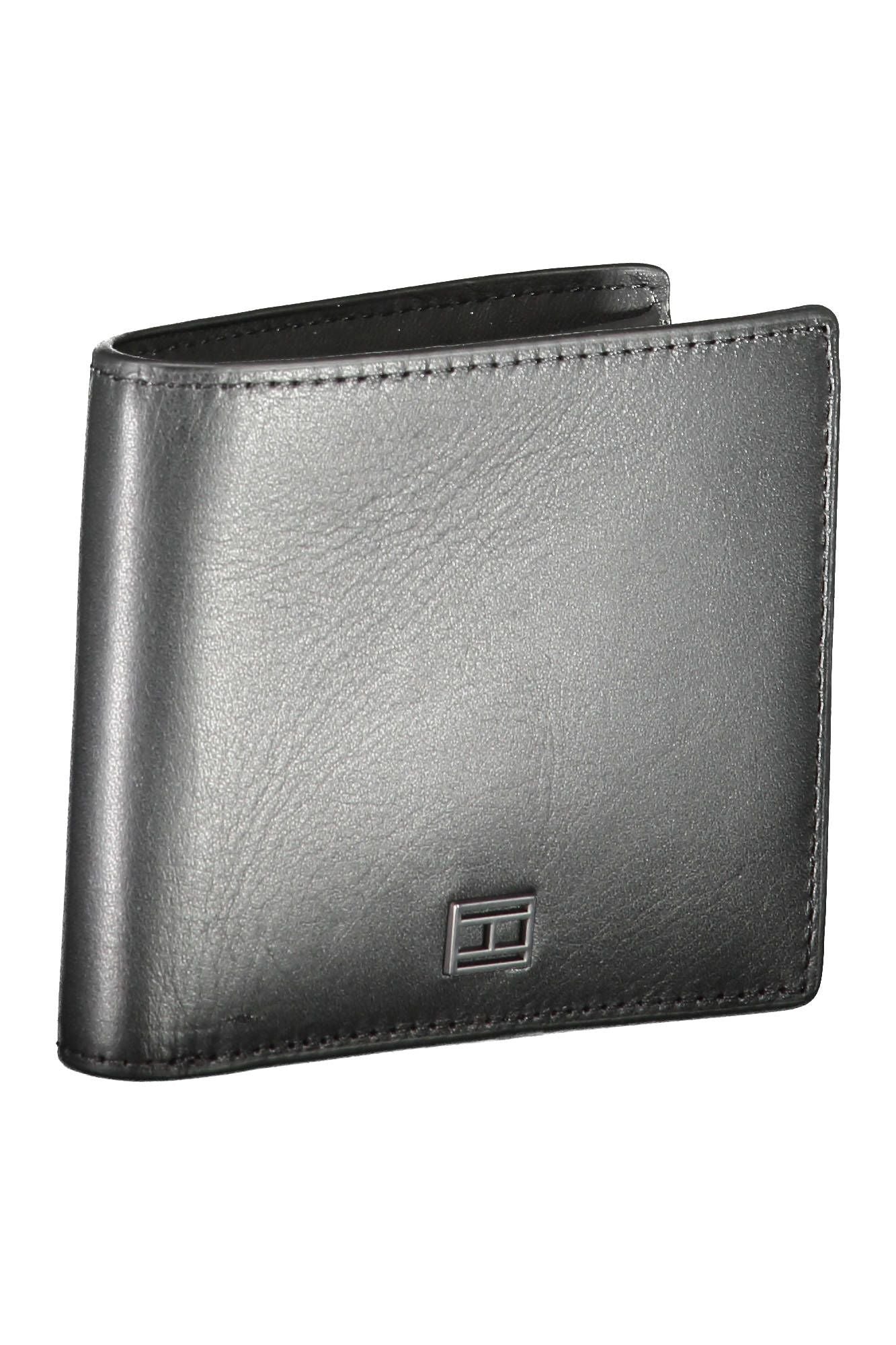 Black Leather Men Wallet - SEHABRANDS