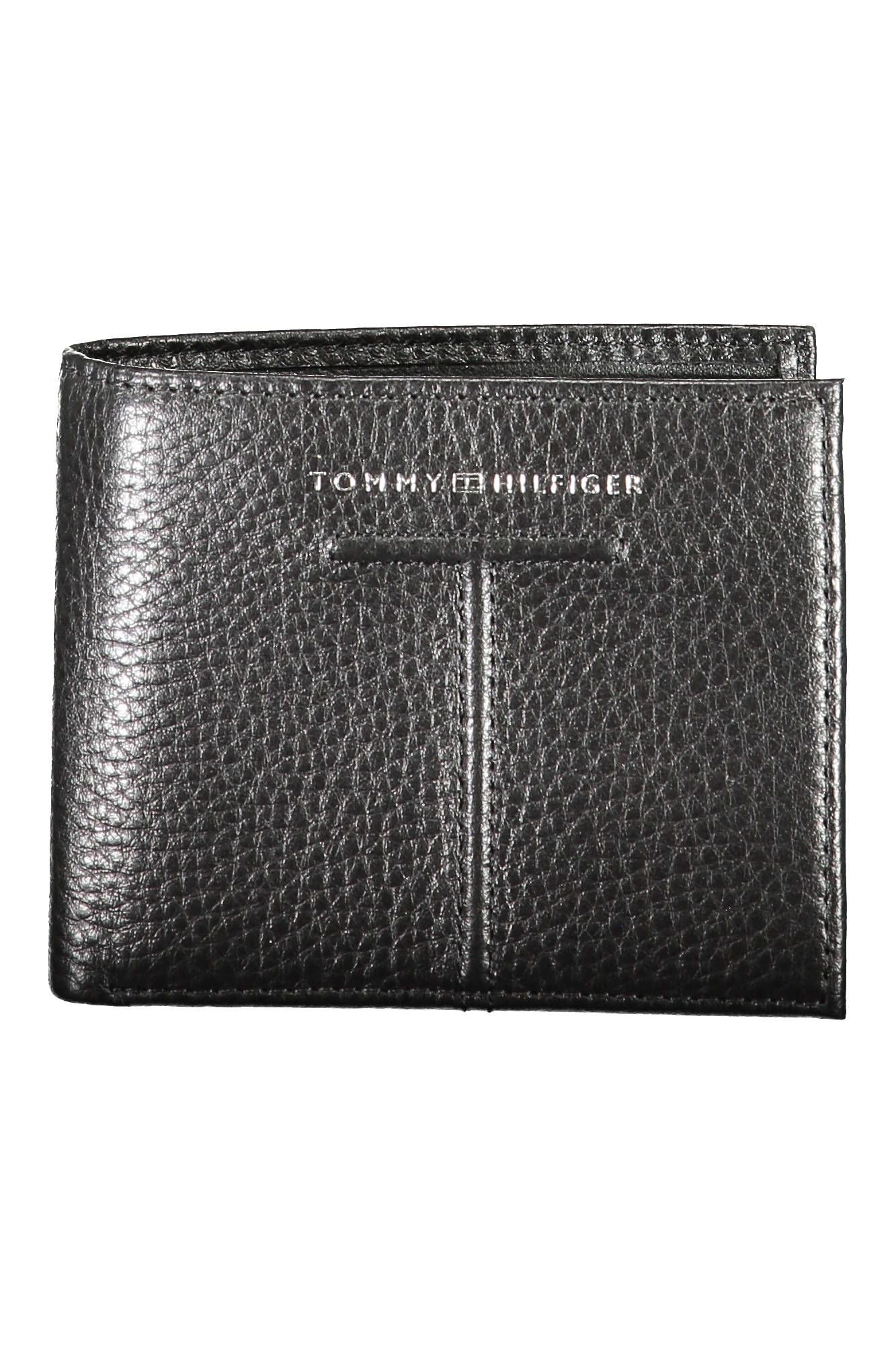 Black Leather Men Wallet - SEHABRANDS