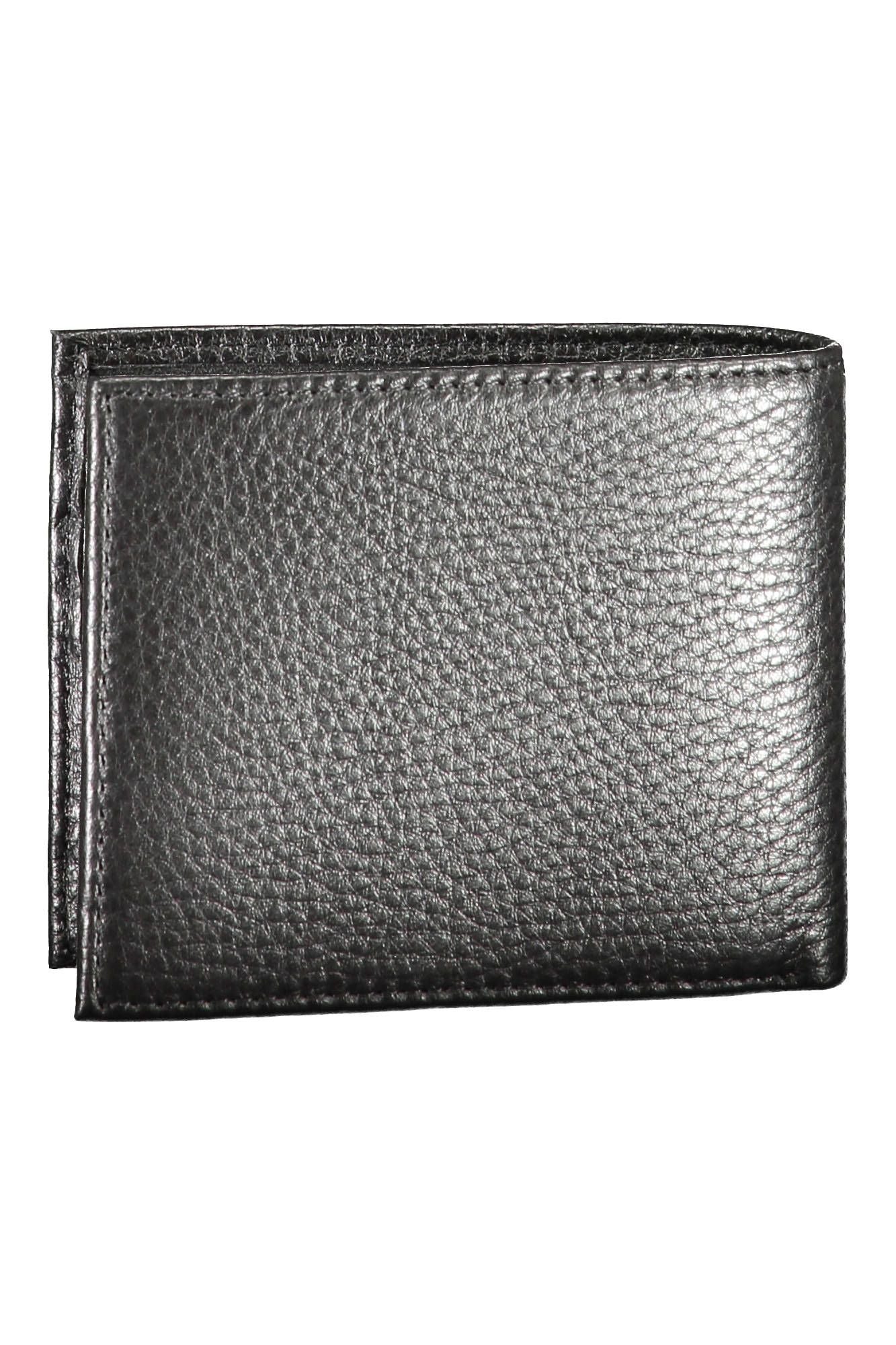 Black Leather Men Wallet - SEHABRANDS