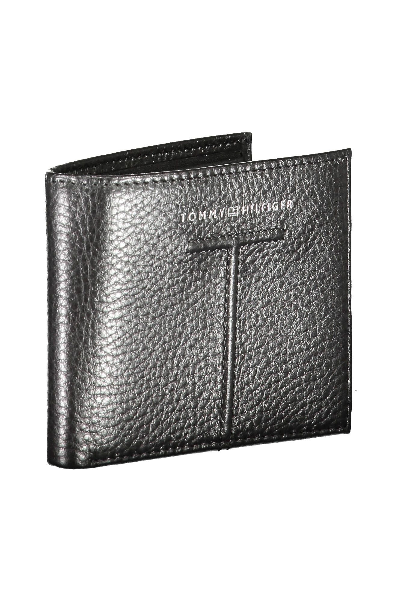 Black Leather Men Wallet - SEHABRANDS