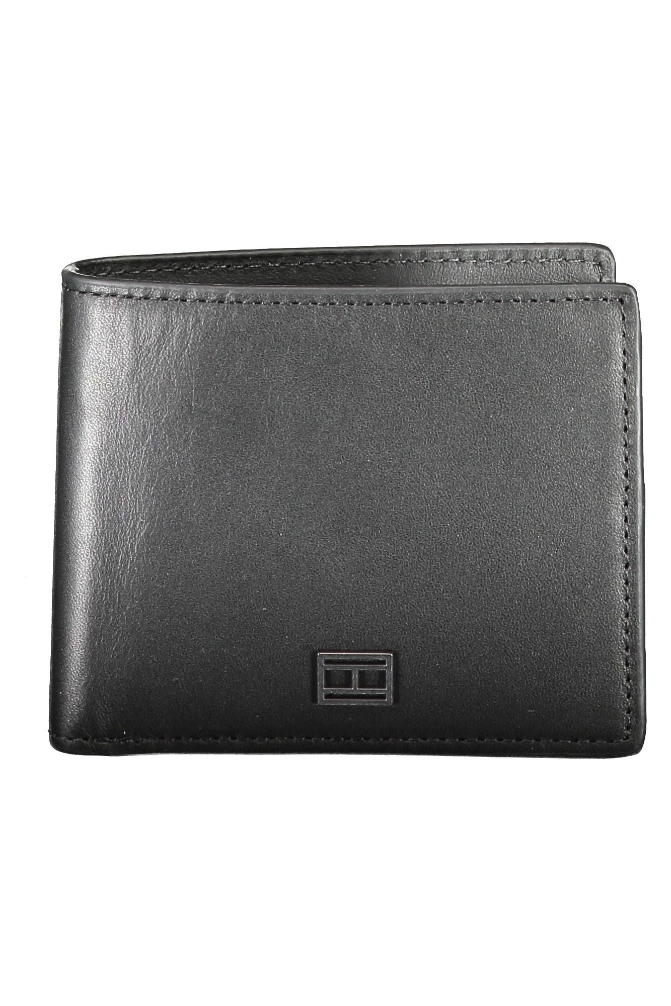 Black Leather Men Wallet - SEHABRANDS