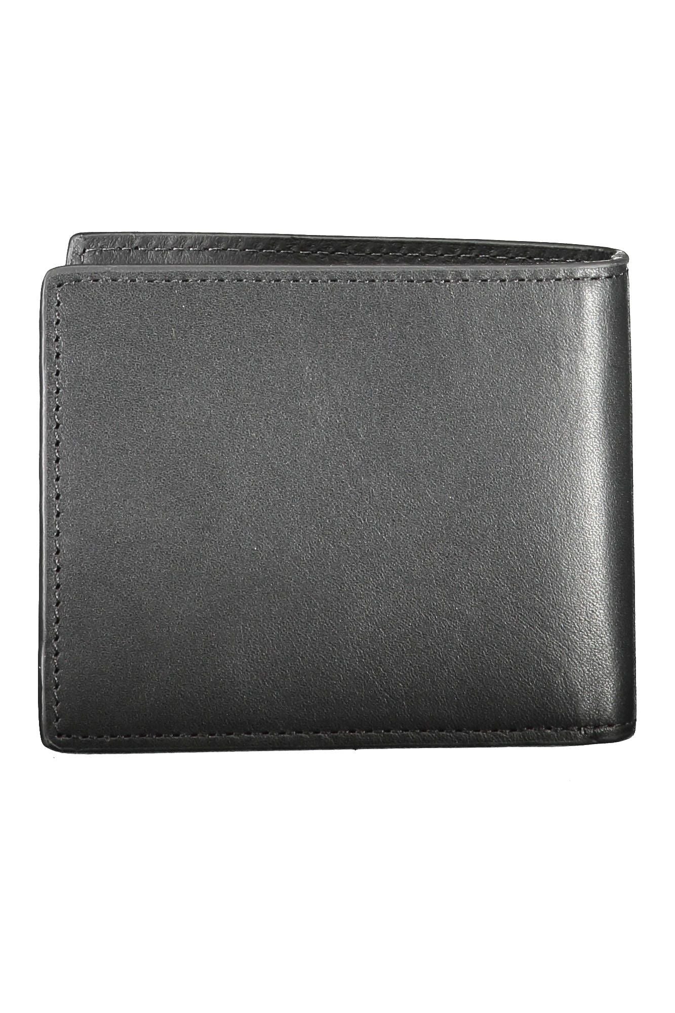 Black Leather Men Wallet - SEHABRANDS