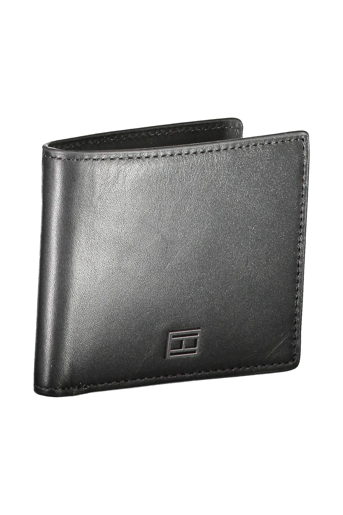 Black Leather Men Wallet - SEHABRANDS