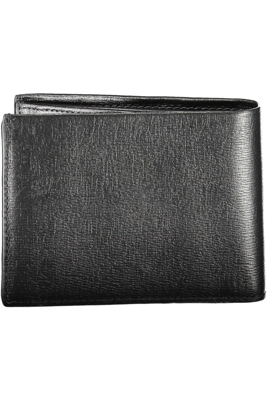 Black Leather Men Wallet - SEHABRANDS