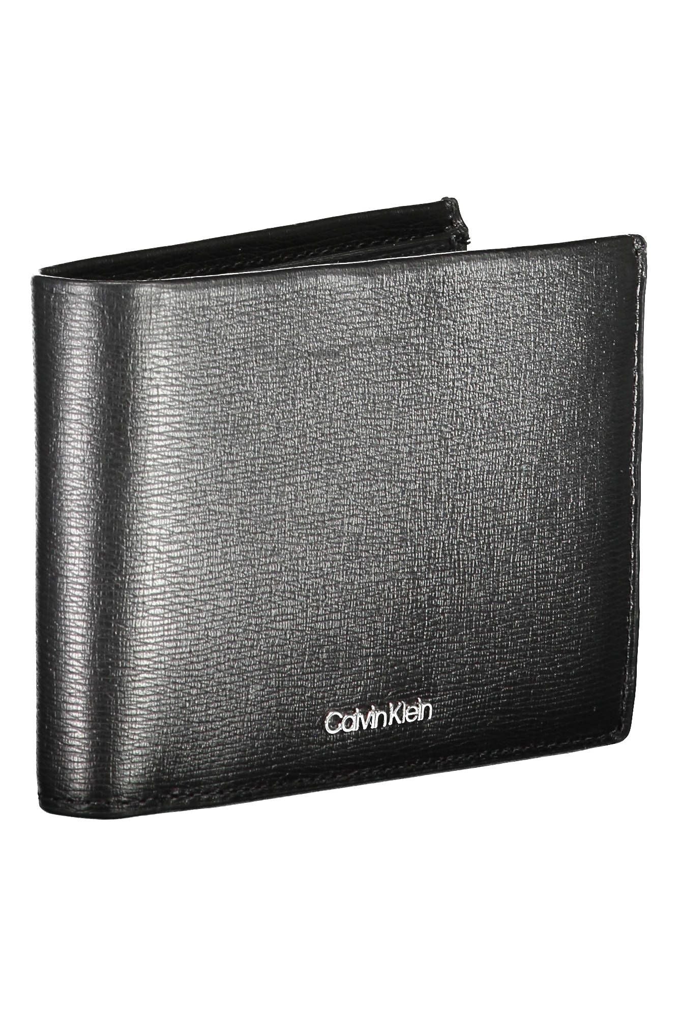 Black Leather Men Wallet - SEHABRANDS