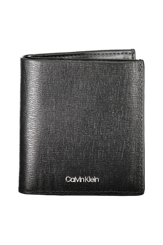 Black Leather Men Wallet - SEHABRANDS