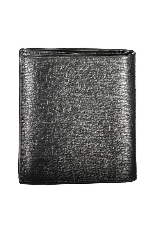 Black Leather Men Wallet - SEHABRANDS