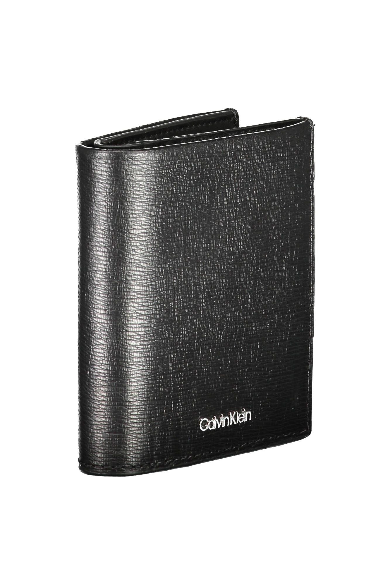 Black Leather Men Wallet - SEHABRANDS