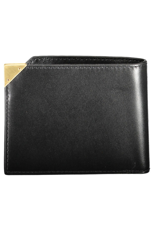 Black Leather Mens Wallet - SEHABRANDS