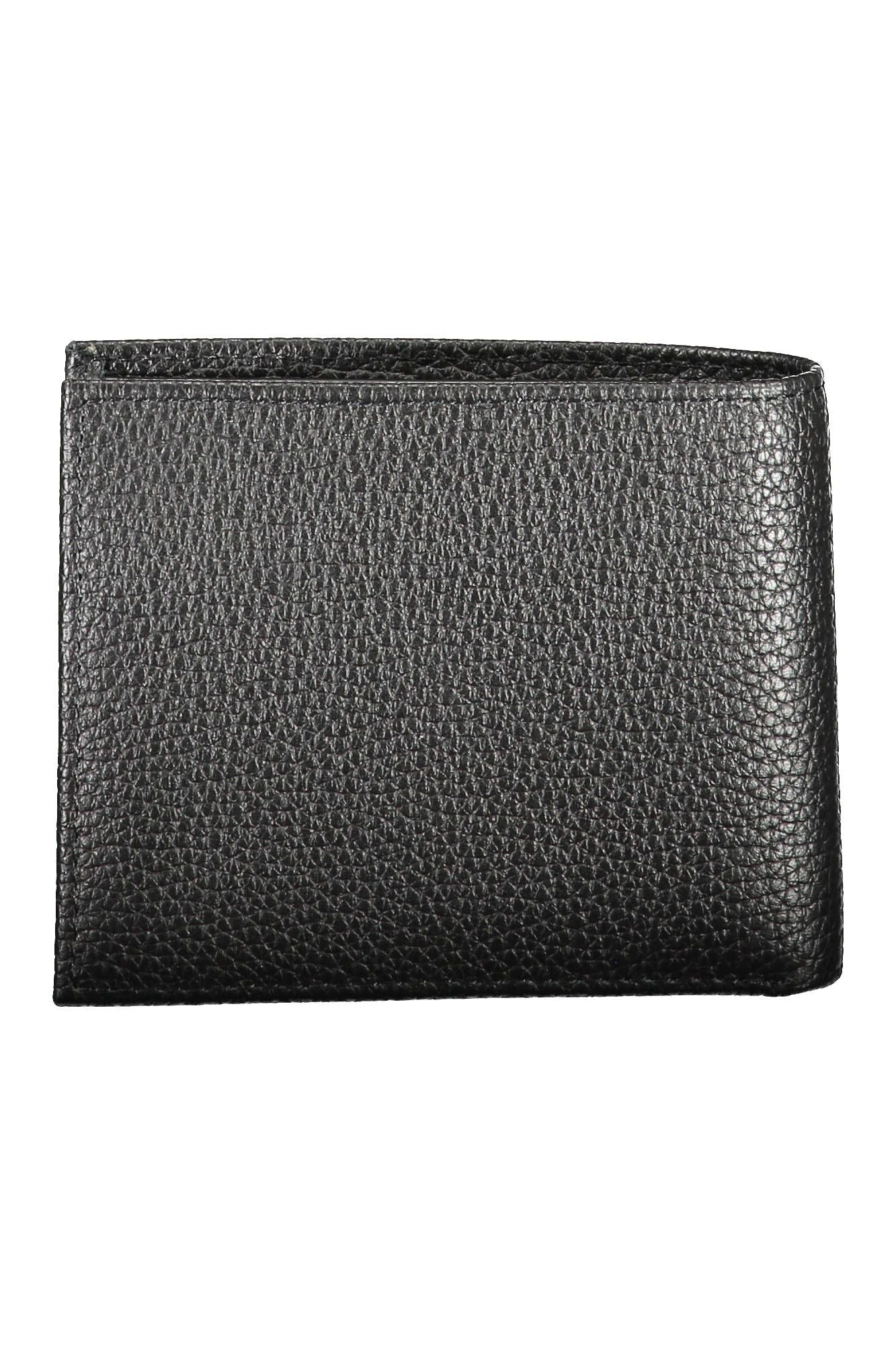 Black Leather Men Wallet - SEHABRANDS