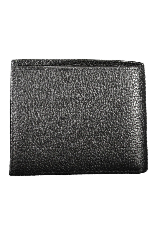 Black Leather Men Wallet - SEHABRANDS