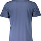 Blue Cotton Men T-Shirt - SEHABRANDS