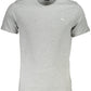 Gray Cotton Men T-Shirt - SEHABRANDS