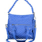 Blue Polyethylene Women Handbag - SEHABRANDS