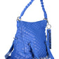 Blue Polyethylene Women Handbag - SEHABRANDS