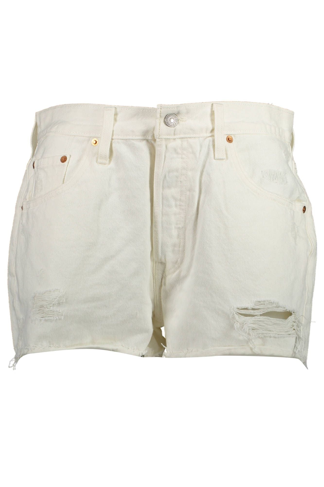 White Cotton Women Jeans - SEHABRANDS