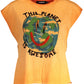 Orange Cotton Women Top - SEHABRANDS