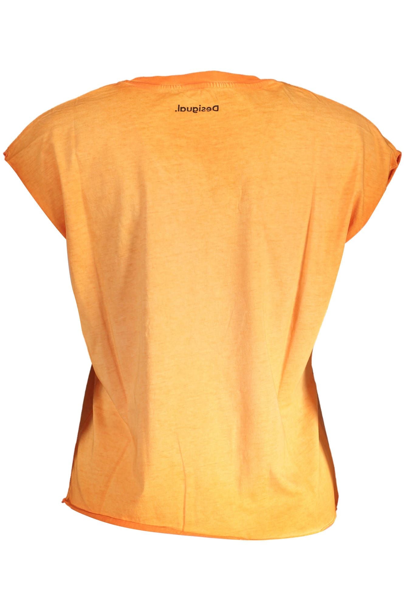 Orange Cotton Women Top - SEHABRANDS