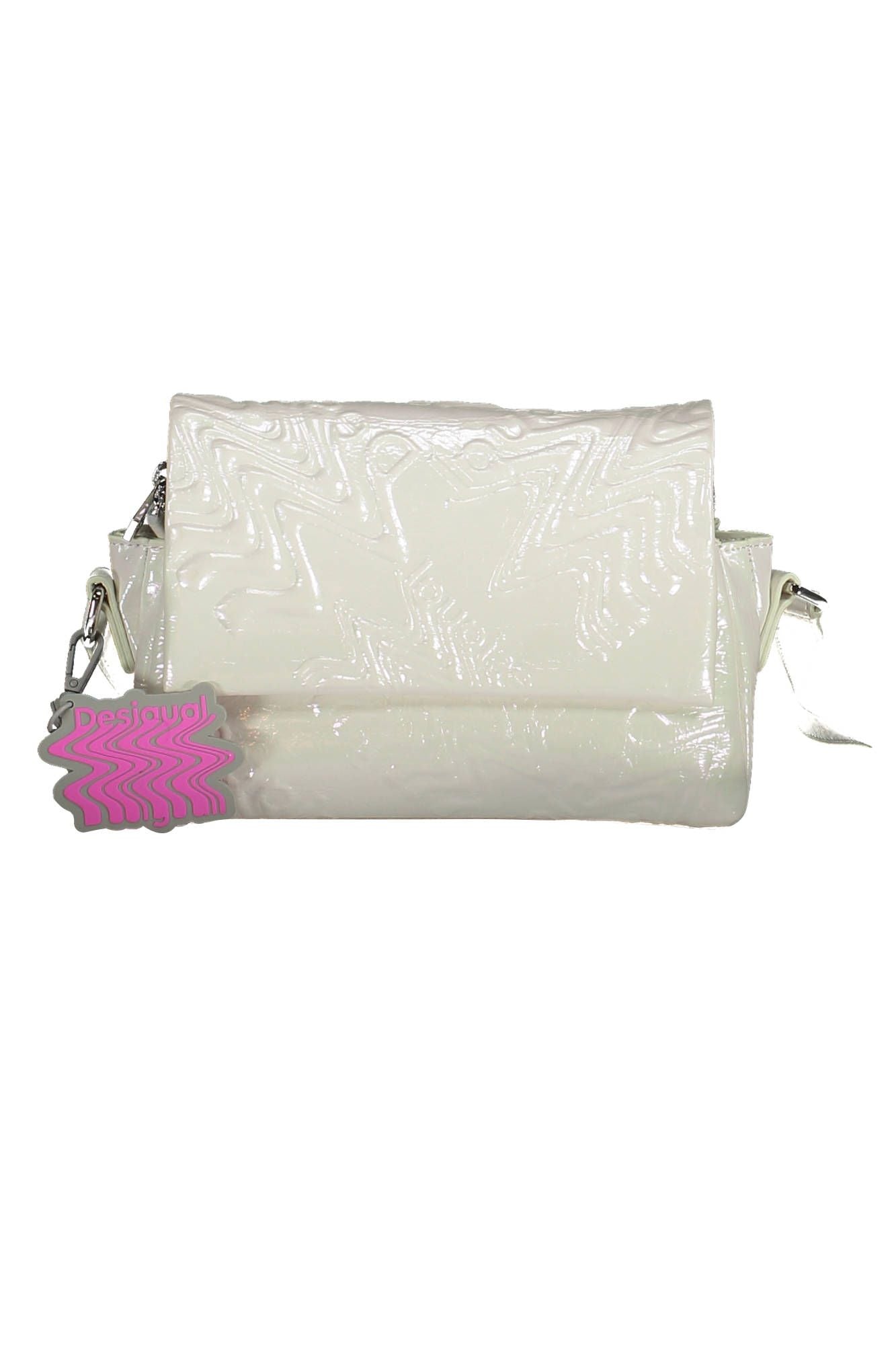 White Polyethylene Women Handbag - SEHABRANDS