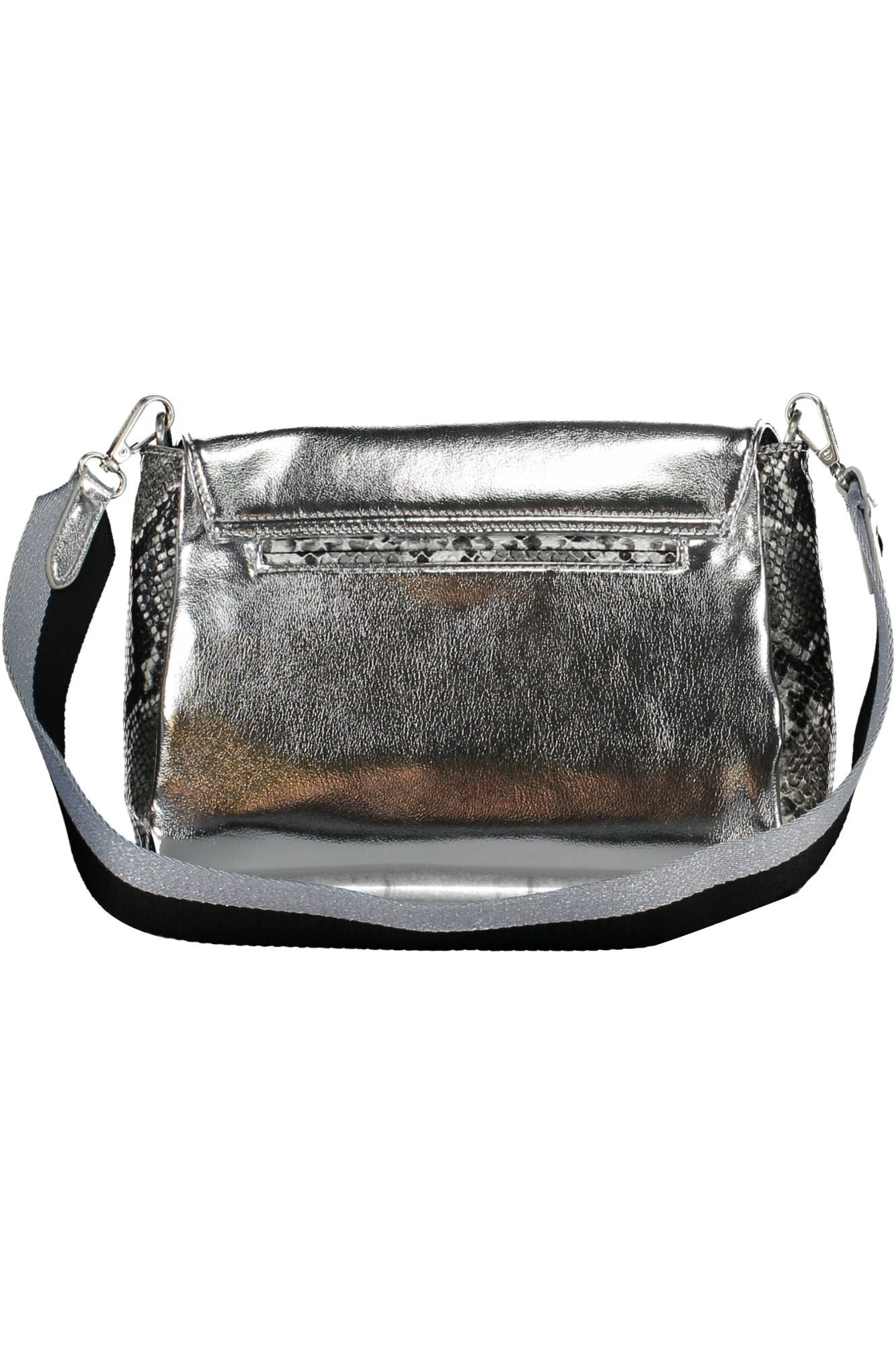 Silver Polyethylene Women Handbag - SEHABRANDS