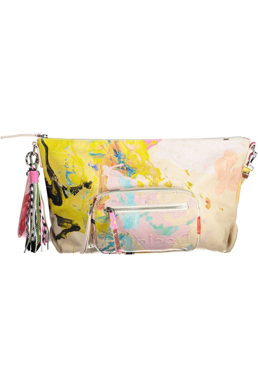 White Polyester Women Handbag - SEHABRANDS