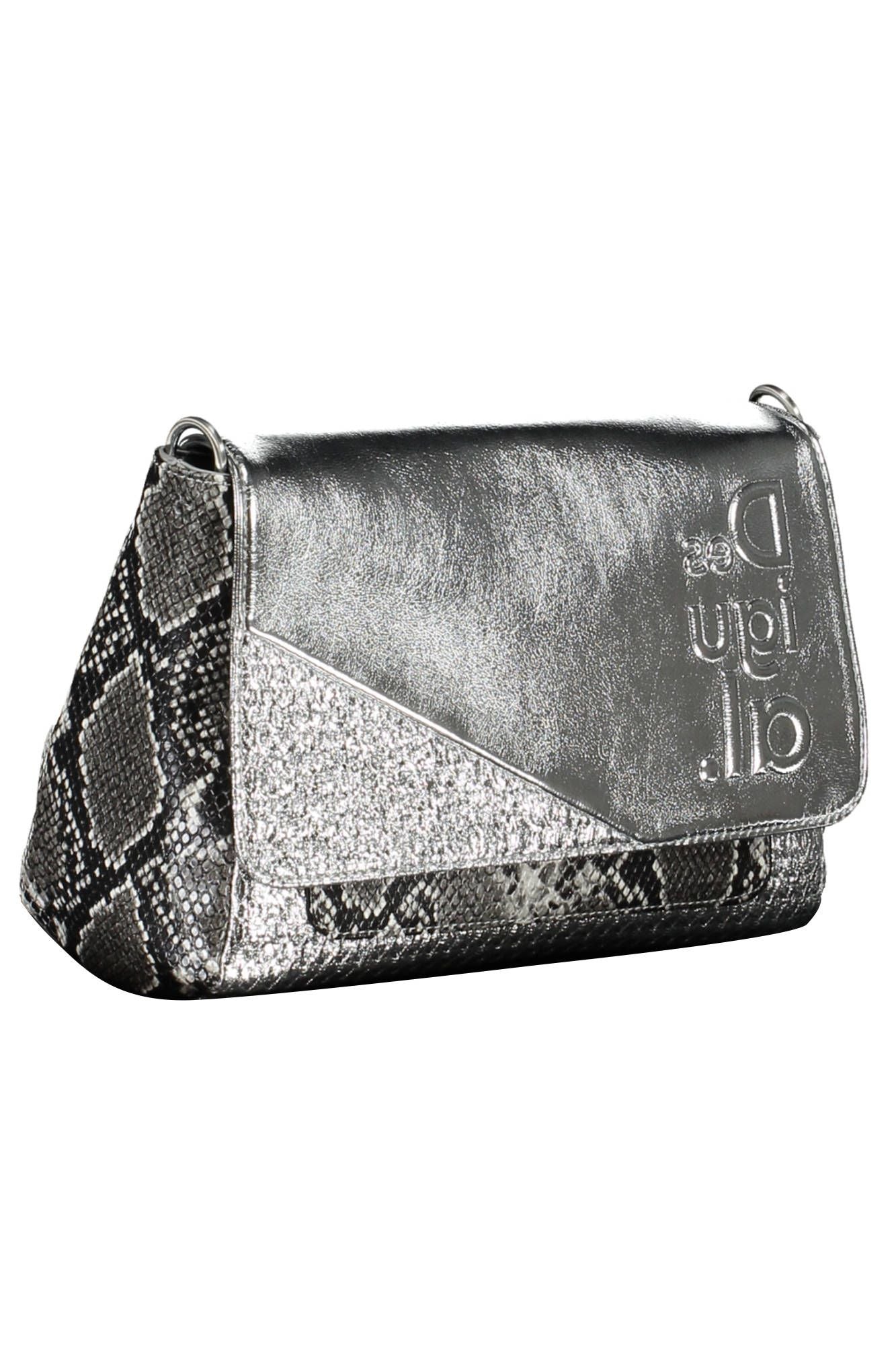 Silver Polyethylene Women Handbag - SEHABRANDS