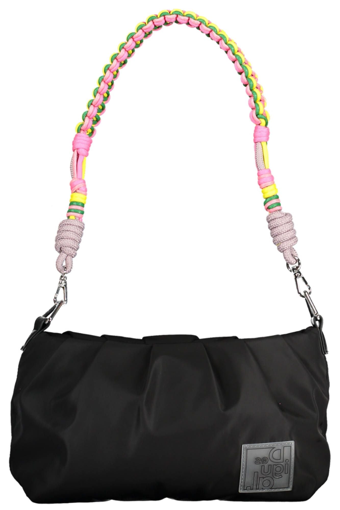 Black Polyester Women Handbag - SEHABRANDS