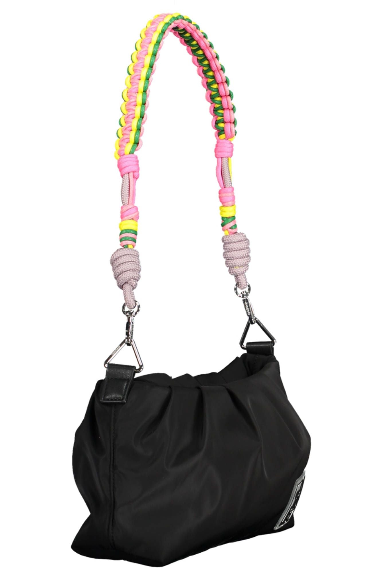 Black Polyester Women Handbag - SEHABRANDS