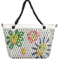 White Polyethylene Women Handbag - SEHABRANDS