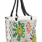 White Polyethylene Women Handbag - SEHABRANDS