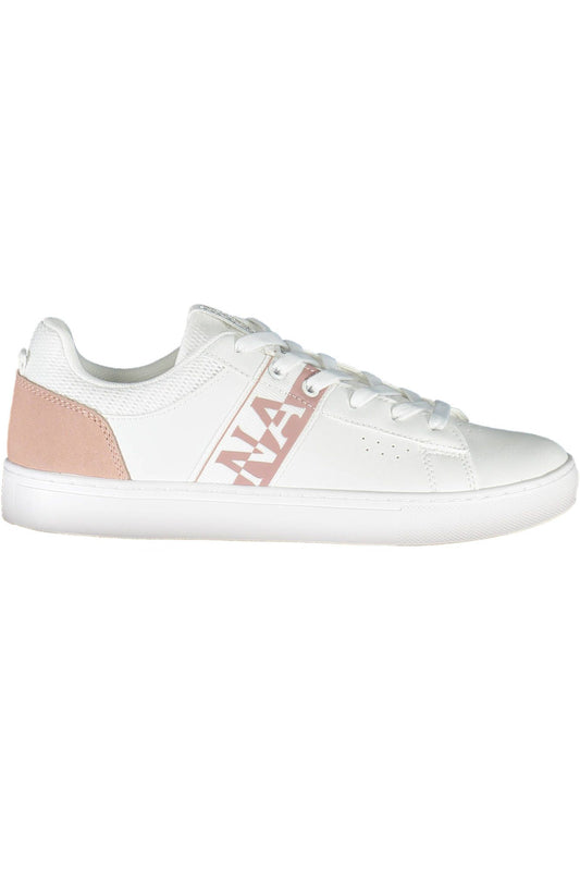 White Leather Women Sneaker - SEHABRANDS