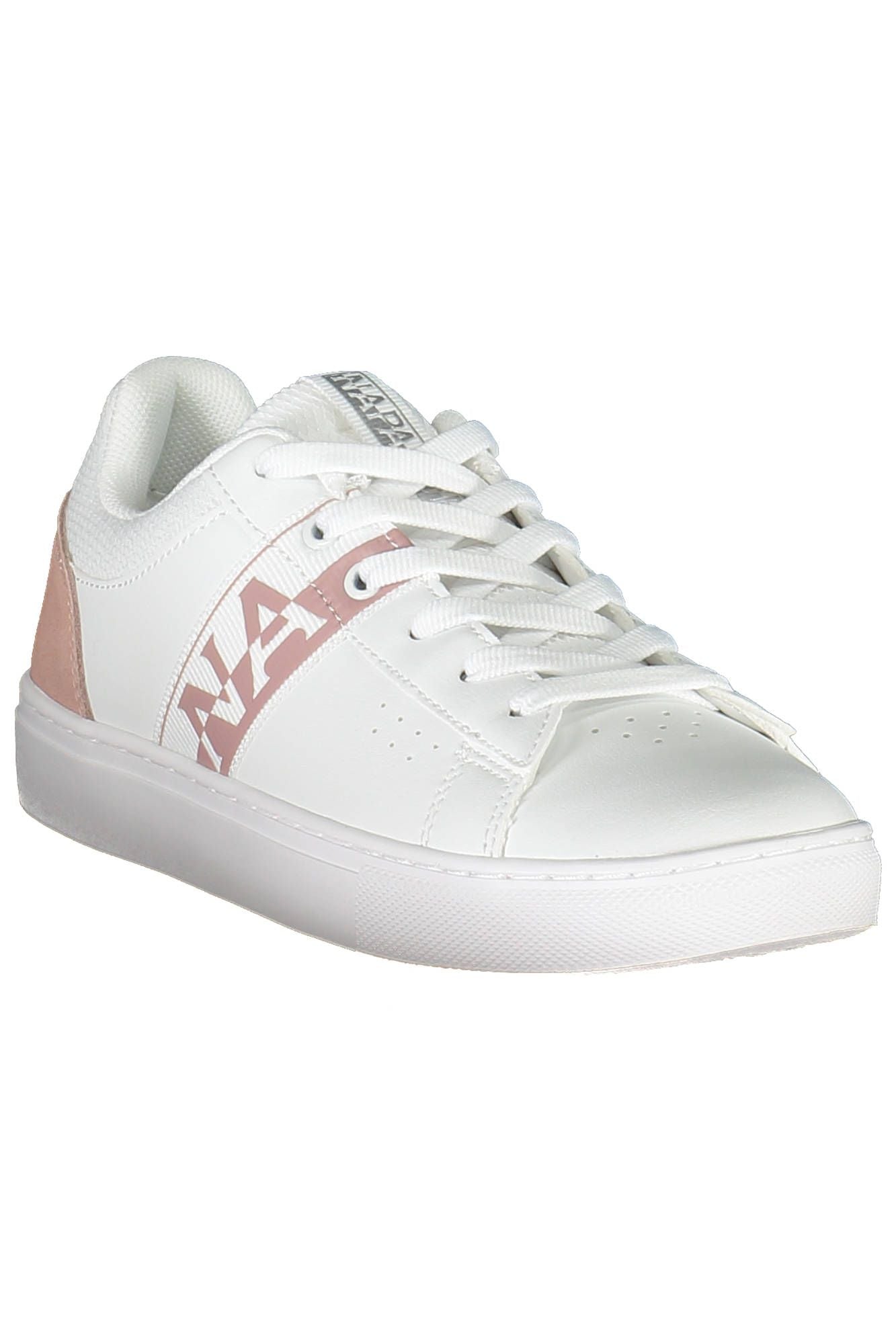 White Leather Women Sneaker - SEHABRANDS