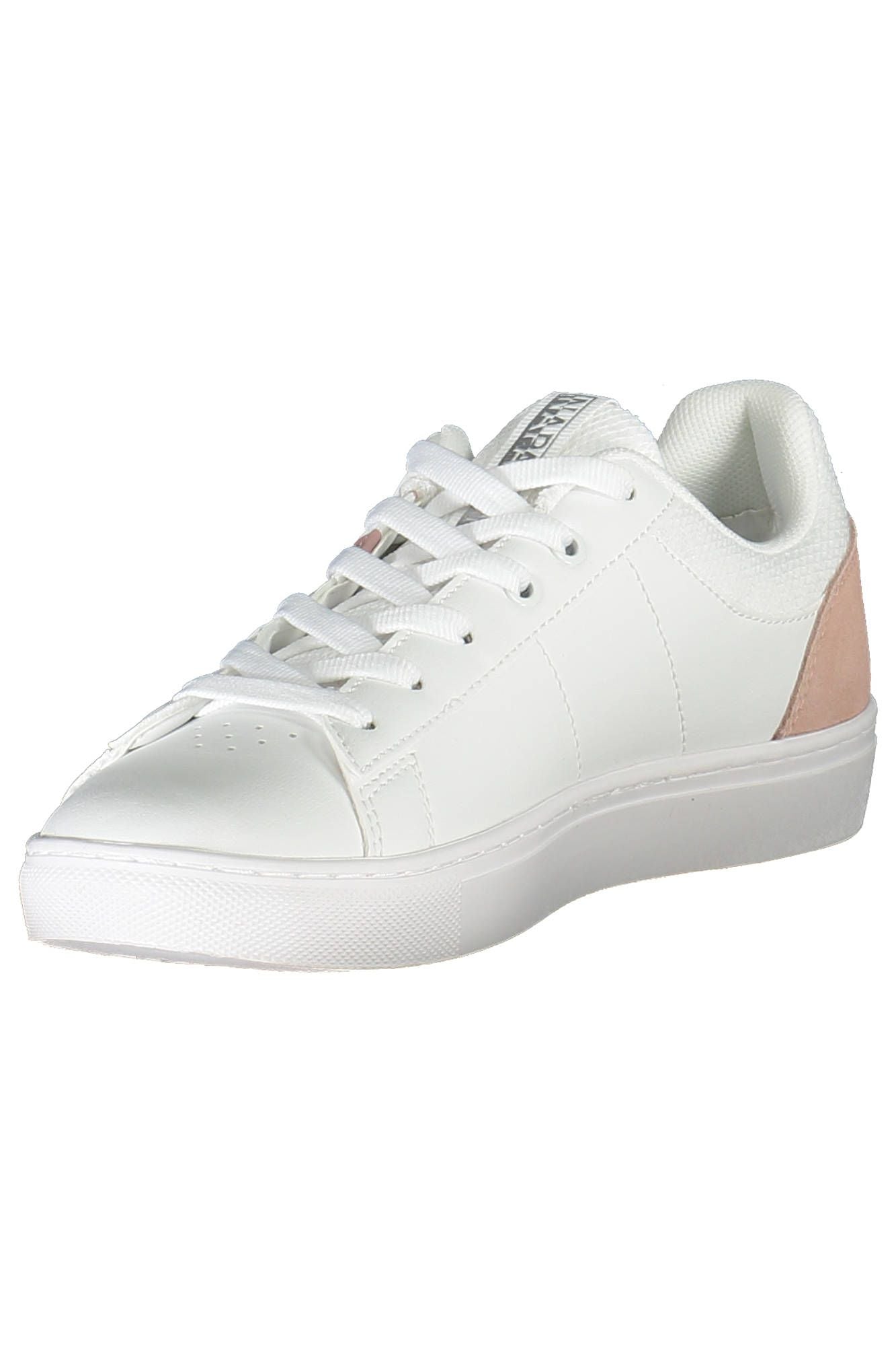 White Leather Women Sneaker - SEHABRANDS