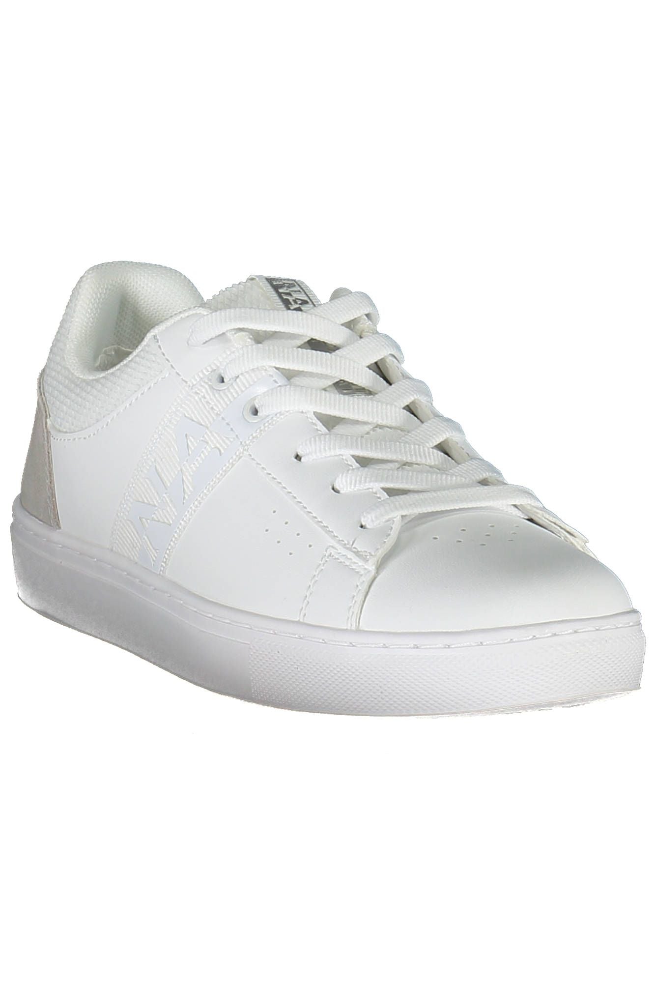 White Leather Women Sneaker - SEHABRANDS