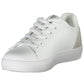 White Leather Women Sneaker - SEHABRANDS