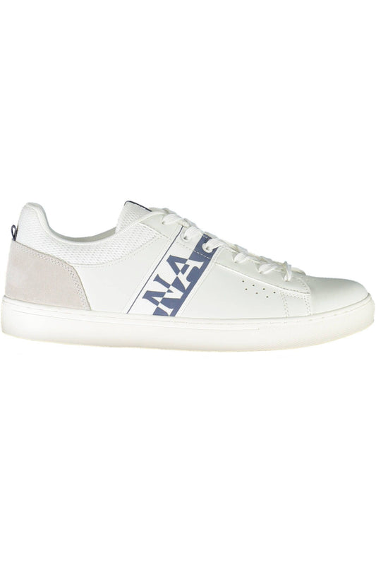 White Leather Men Sneaker - SEHABRANDS