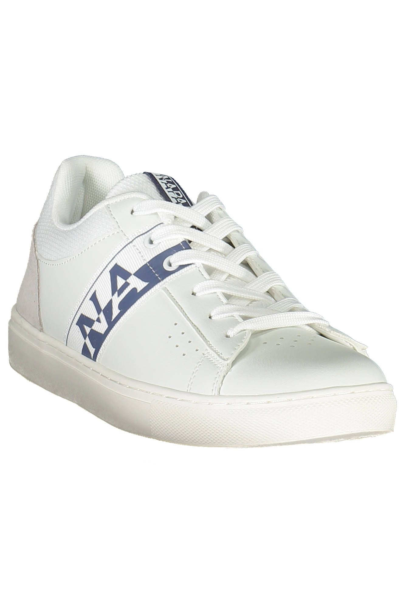 White Leather Men Sneaker - SEHABRANDS