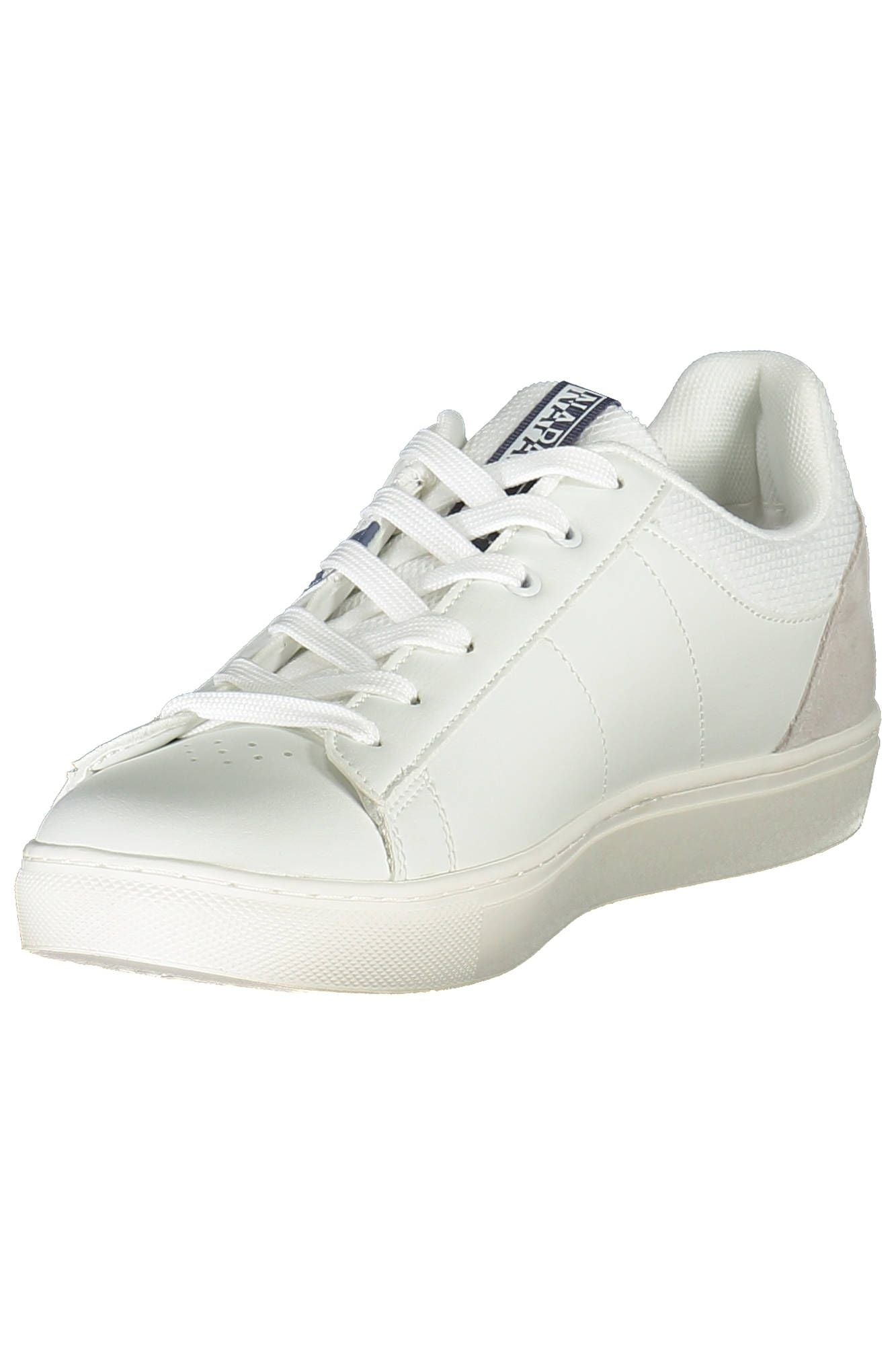 White Leather Men Sneaker - SEHABRANDS