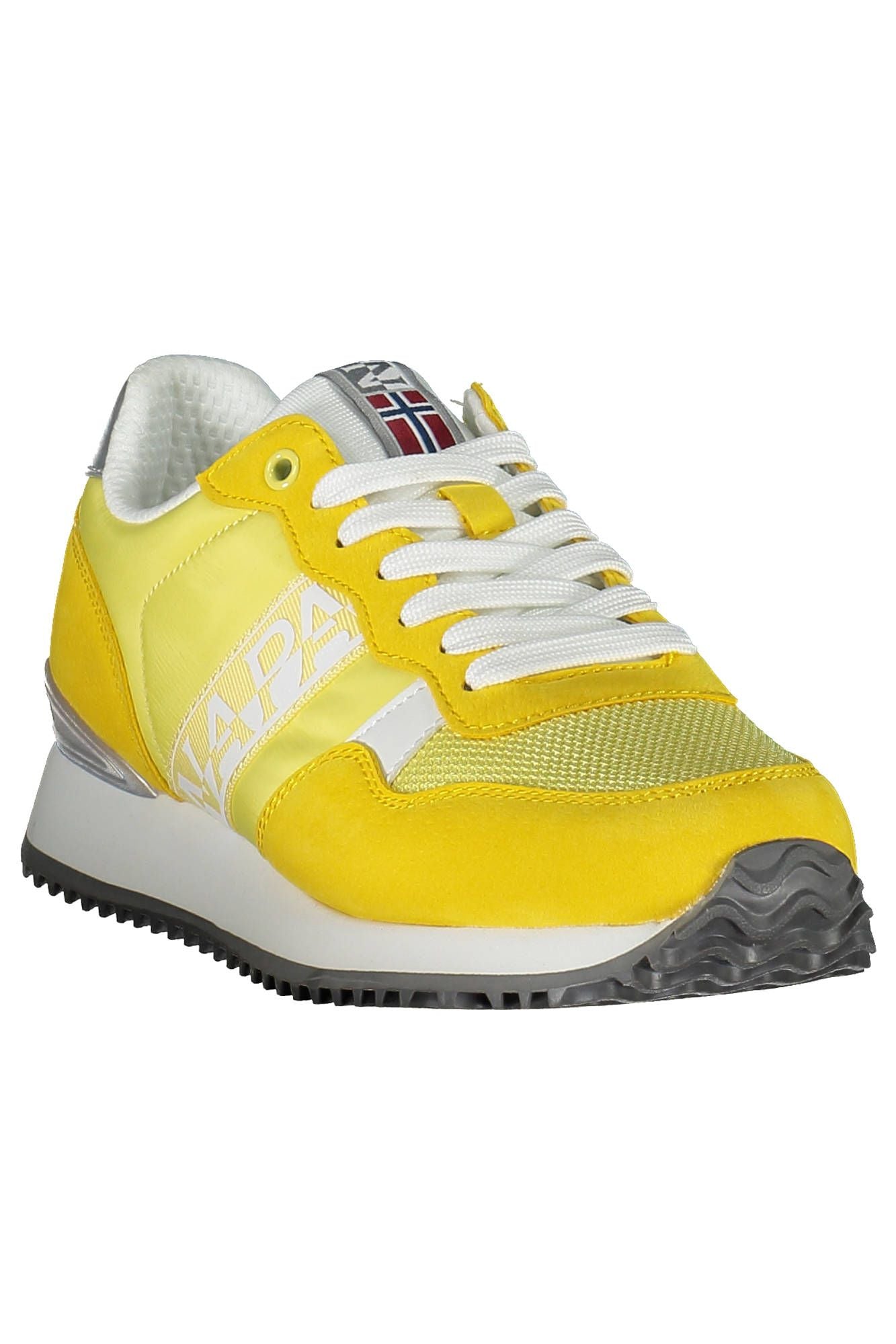 Yellow Polyester Women Sneaker - SEHABRANDS